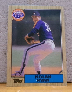 OLDER TOPPS CLASSIC BASEBALL CARD PITCHER NOLAN RYAN HOUSTON ASTROS "THE BEST" - Picture 1 of 2