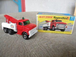 Vintage Matchbox #71 Esso Wreck Truck with Original box - Picture 1 of 12