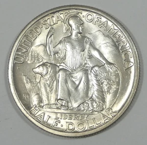 1935-S San Diego Commemorative Silver Half Dollar Nice BRILLIANT UNCIRCULATED - Picture 1 of 4