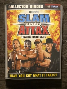 WWE Slam Attax 2008 Collectible Wrestling Trading Cards Complete Set In Binder - Picture 1 of 24