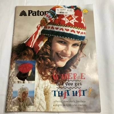 Knitting Crochet Patterns Women’s HATS Toques Nordic Aran Fair Isle  #577 - Image 1 of 4