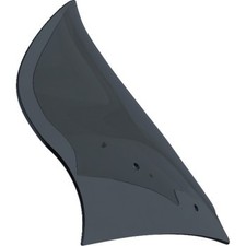 Klock Werks - KWW-01-0704-DS - Pro-Touring Flare Windshield, 13.5in. - Dark Smoke
