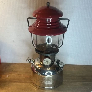 Linterna Coleman 200 de colección, Canadá 03-56 Sol de la noche rojo níquel rara - Imagen 1 de 11