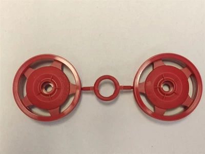 Felgen vorne rot (2) Stern für DT01/02/03 Tamiya - Bild 1 von 2