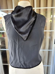 Emporio Armani schwarzes Taschentuch Tanktop Small - Bild 1 von 5