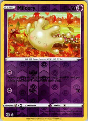Milcery Reverse Holo 070/172 SWSH09: Brilliant Stars Common - NM - Image 1 of 2