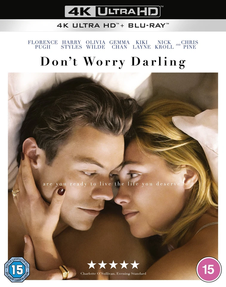 Don’t Worry Darling -  (4K UHD Blu-ray)  - Harry StylesFlorence Pugh - Brand New - Image 1 of 1