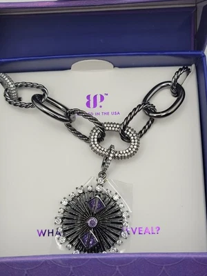 Colar Bomb Party Sirens 2025 "The Strangest Tides" NK72834 Ametista/Hematita  - Imagem 1 de 4