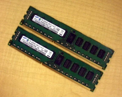 Sun 7100155 2x 4GB DDR3-1333 RDIMM PC3-10600 1.35V Dual Rank - Image 1 of 2