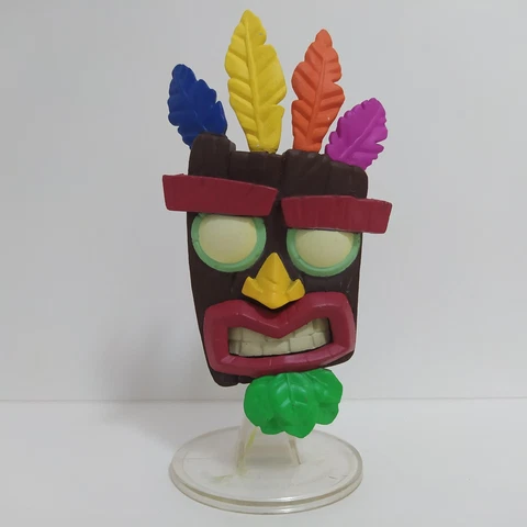 Games Crash Bandicoot Aku #420 Vinyl Action Figure No Box Cover