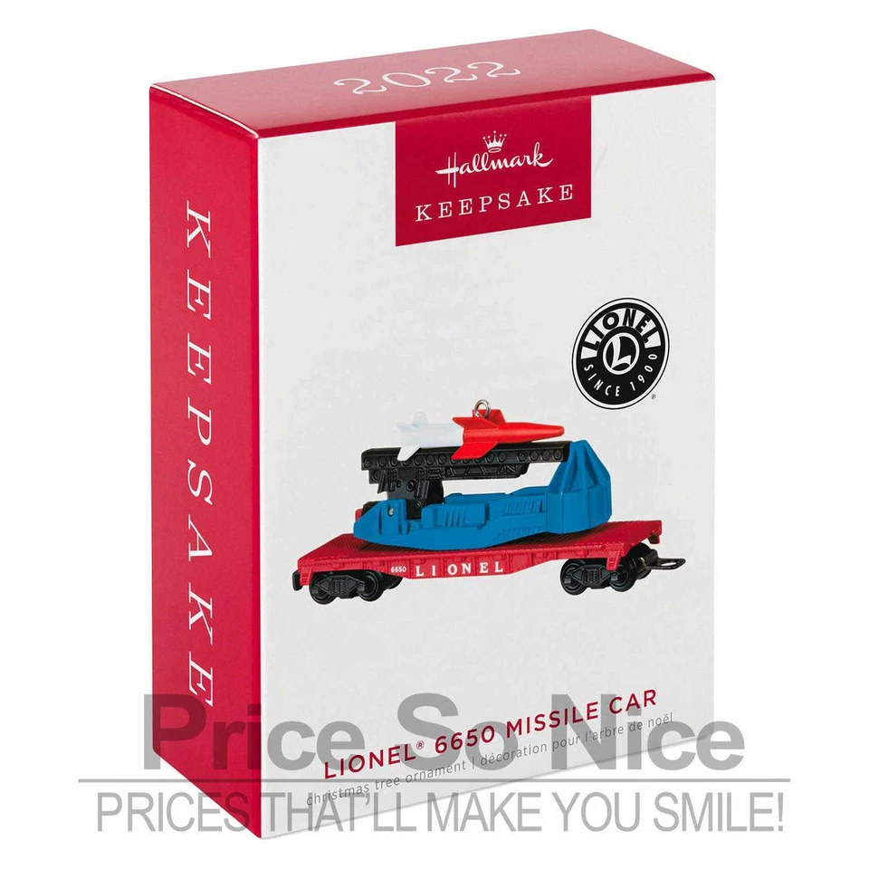 Adorno Hallmark 2022 - Coche de misiles Lionel 6650 - Nuevo Foto 1 de 1