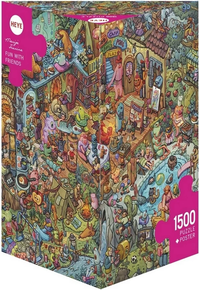 Fun with Friends 1500 Piece Jigsaw Puzzle Heye