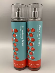 Bath & Body Works Strawberry Soda Fine Fragrance Mist 8 fl oz S/2 #3000Q - Picture 1 of 2