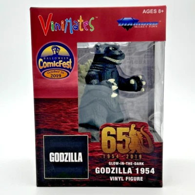 Figura de vinilo Vinimates Glow-In-The-Dark Godzilla (1954) Halloween ComicFest 2019 Foto 1 de 4