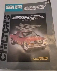 Chilton’s Repair Manual Full Size Trucks 1988-1996 General Motors 8055 28624 - Picture 1 of 2