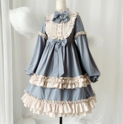 Custom Made To Order Sweet Lolita KawaiiGirl Bowknot Ball Gown Plus 1X-10X L958 - Image 1 of 4