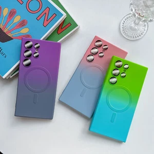 Custodia silicone magnetica sicura Ultra Mag per Samsung Galaxy S24 S23 S22 S21 - Foto 1 di 18
