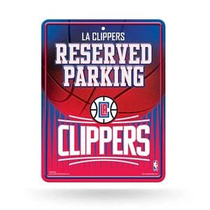 Los Angeles Clippers Reserved Parking Metal Sign. 8-1/2" x 11" K10-1 - Picture 1 of 1