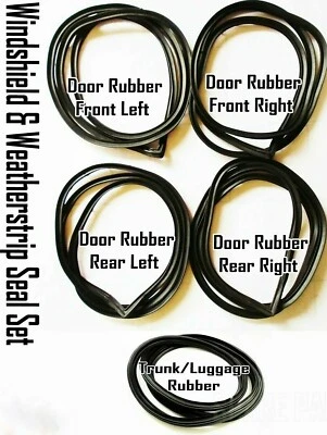 Door & Trunk Weatherstrip Rubber Seal For Suzuki Vitara Escudo Sidekick SE416 4D - Image 1 of 3