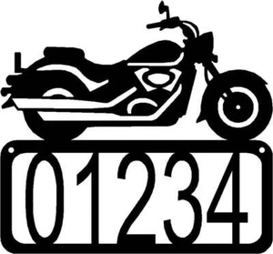 Letrero de dirección de casa para motocicleta #12 - Hecho en EE. UU. - Decoración exterior - Imagen 1 de 1