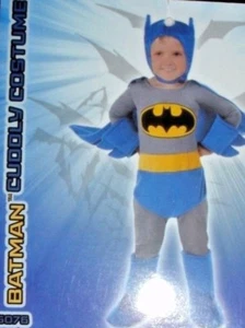 Disfraz Batman DC Comics Azul/Gris-Niño Infantil/Niña 6/12 meses NUEVO- Gemelos - Imagen 1 de 8