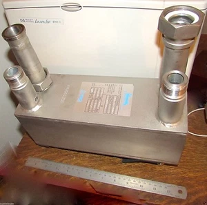 TENEZ API Schmidt SIGMAWIG Edelstahl Wärmetauscher ST3 PF 2100 10 bar - Bild 1 von 11