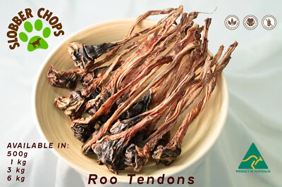 KANGAROO ROO TENDONS FREE RANGE NATURAL HEALTHY HIGH QUALITY DOG TREAT - image 1 of 2