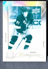 2009-10 The Cup Printing Plates Black Diamond Cyan #MAS209 Matt Gilroy A19 150