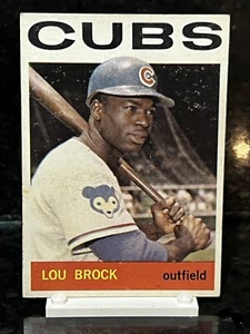 1964 Topps #29 Lou Brock Nice Card! Chicago Cubs ๐ฅ - Picture 1 of 7