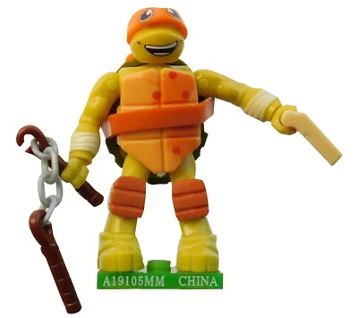 Michelangelo Teenage Mutant Ninja Turtles Nickelodeon Serie 1 Mega Bloks Figur