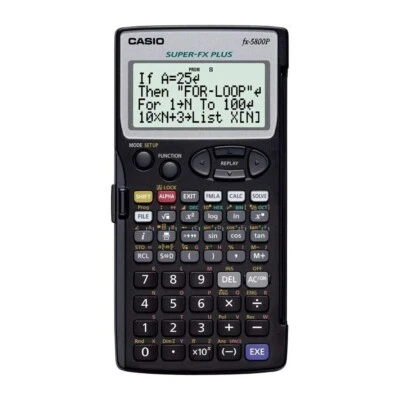 CASIO FX-5800P Programmable Graphic Calculator 10 Digits - Image 1 of 4