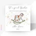 Personalised First 1st Christmas Card Rocking Horse Son Daughter Niece Nephew