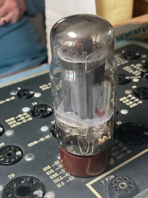 Bombilla grande rubí 6L6GC (China) - Tubo de vacío - Probado bueno Foto 1 de 2