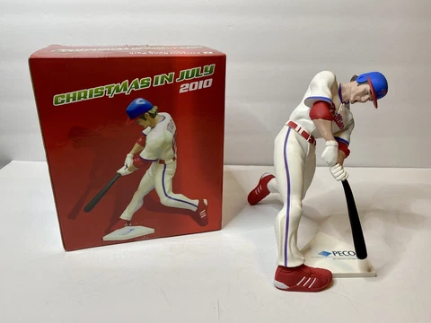 Chase Utley Action Figurine 2010 Philadelphia Phillies SGA Christmas in July Cover