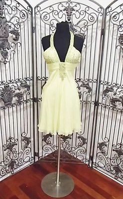 G1036 ALYCE 35292 SZ 0 LIME COCKTAIL PARTY HOMECOMING FORMAL GOWN DRESS - Image 1 of 4