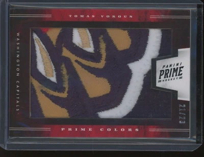 Parche usado del juego Prime Hockey Tomas Vokoun #98 Prime Colors Jumbo 2011-12/23 Foto 1 de 2