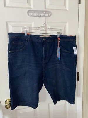 Pantalones Cortos Para Hombre Grandes y Altos Huntington BC Elastizados Denim Pierna Larga Azul Talla 44 ¡NUEVOS CON ETIQUETAS!! Foto 1 de 4