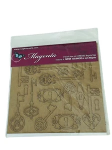 NUEVO PAQUETE Aglomerado Magenta Corte Láser .040 Grueso LLAVES LLAVES 6 X 6 - Imagen 1 de 2