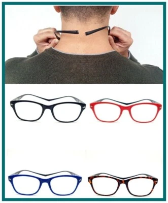 Lesebrille Herren Damen Augen mit Magnet Presbyopie Graduiert Brille - Bild 1 von 4