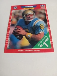 1989 Pro Set Football Troy Aikman RC #490 Dallas Cowboys HOF NM/MT + Sharp Card!! - Bild 1 von 2