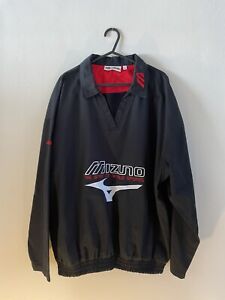 Vintage Mizuno Spell Out Drill Top Sweatshirt size xl In Very Good Condition