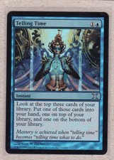 MTG - Telling Time - 10th Edition - Uncommon NM/MT - Foil Single Card