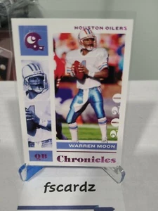 2020 Panini Chronicles Warren Moon Pink Parallel #97 Houston Oilers - Bild 1 von 2