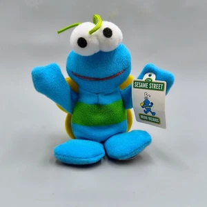 Sesame Street Twiddle Bug Mini Bean Plush with Wings Tag 4 inch - Picture 1 of 4
