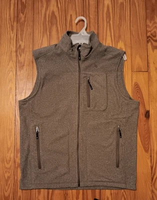 Mens Solaris Full Zip Vest. Beige. Size Large - Image 1 of 4