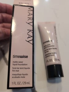 MARY KAY TimeWise Matte Wear BEIGE 1 Liquid Foundation 038761 COMBO TO OILY - Picture 1 of 7