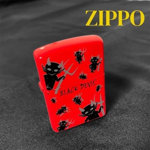 Accendino Zippo 14 Raro Modello Diavolo Nero 10° Anniversario - Foto 1 di 9