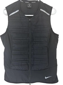 Nike Aeroloft Running Vest Mens Down Ventilated Packable Full Zip 856636 Mens M - Picture 1 of 10