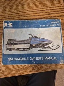 VINTAGE 1978 KAWASAKI INVADER SNOWMOBILE OWNERS MANUAL - Picture 1 of 8