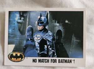 Batman - Karte #121 - NO MATCH FOR BATMAN! - Topps (UK) - 1989 - Bild 1 von 2